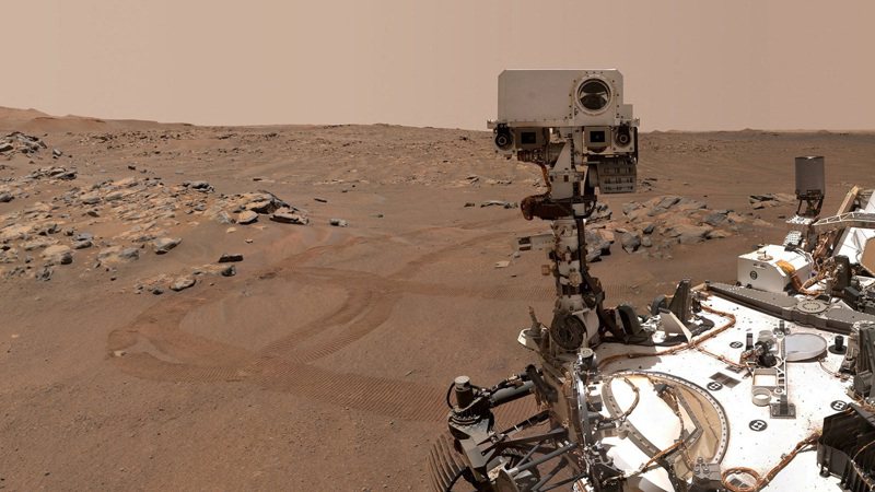 美国国家航空暨太空总署的火星探测车「毅力号」探测到迄今为止浓度最高的有机分子，这可能意味古代曾有微生物存在，科学家迫不及待想迎接相关岩石样本回到地球以确认此事。 路透社(photo:UDN)