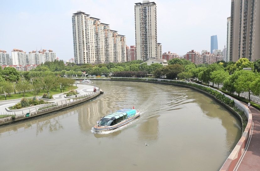 上海蘇州河旅遊水上航線17日開通。東方網