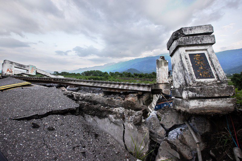 台灣連續兩日發生地震，導致花東地區嚴重受創。 記者季相儒攝影／聯合報系資料照片