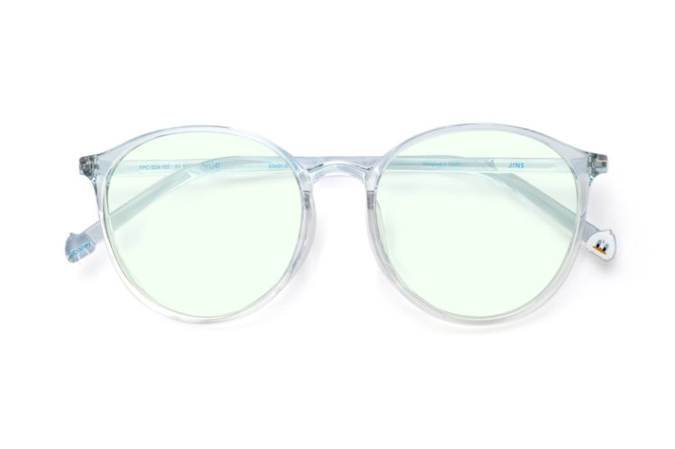 JINS迪士尼唐老鴨系列濾藍光眼鏡1,980元。圖／JINS提供