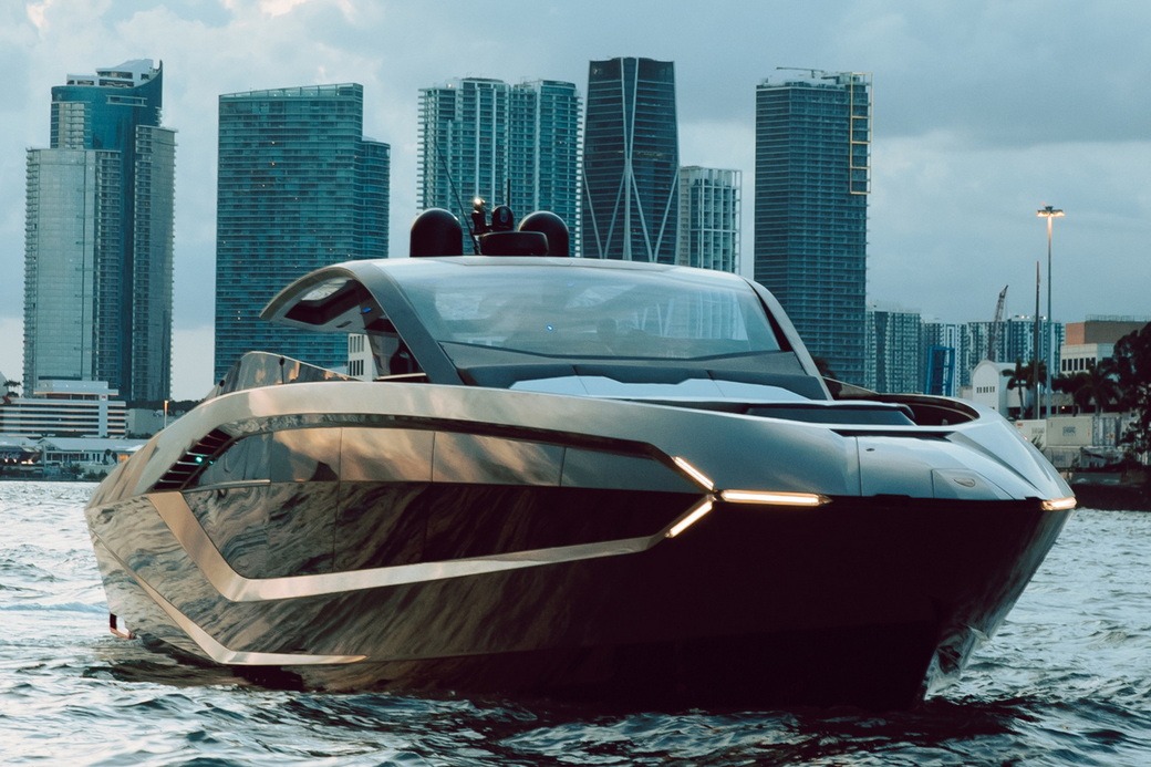要價1.1億的Tecnomar for Lamborghini 63超級遊艇全美首艘抵港