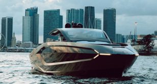 要價1.1億的Tecnomar for Lamborghini 63超級遊艇登陸美國 