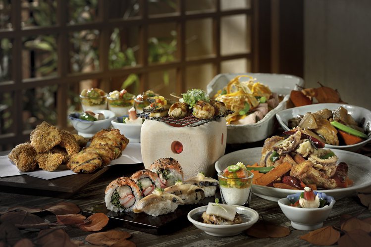 欣葉日本料理本季以日本傳統色彩美學出發，推出22款季節新品。圖／欣葉提供