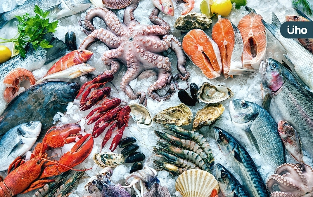 吃海鮮怎麼挑最鮮？魚蝦貝軟足「低脂海鮮」教你這樣吃優質蛋白質。 圖／優活健康網