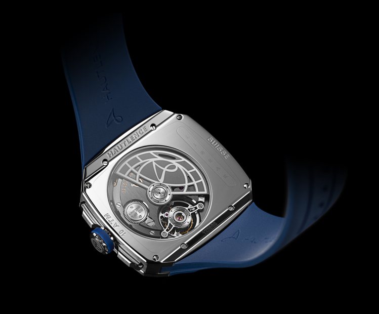 LINEAR Series 1腕表的機芯是品牌與與Agenhor合作打造，合計239個零件並具備自動上鍊陀飛輪機芯。圖 / Hautlence提供