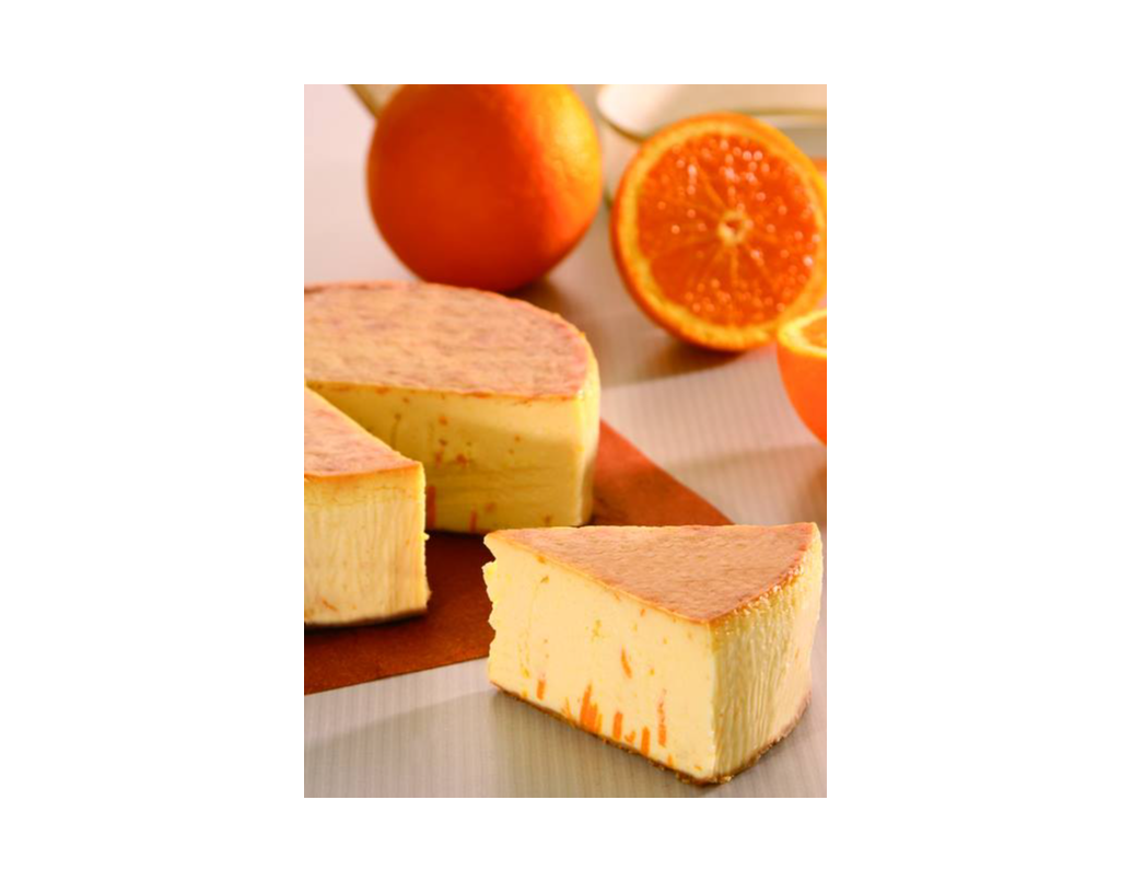 乳酪先生的香橙起士蛋糕是9月底前的季節限定款。 圖／乳酪先生提供