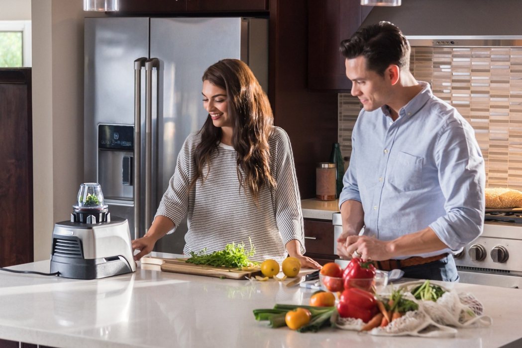運用Vitamix超跑級調理機，輕鬆做出美味料理。圖／大侑貿易 提供