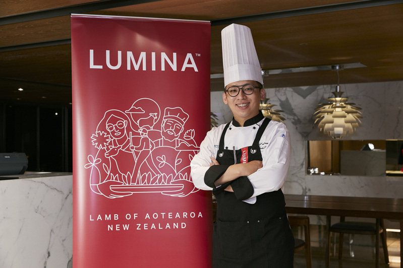 「LUMINA CHALLENGE料理競賽」決賽首場於「慕軒飯店」開跑，由主廚蔡鎮帶來絕富創意的LUMINA和羊佳餚。圖／聯馥食品提供。