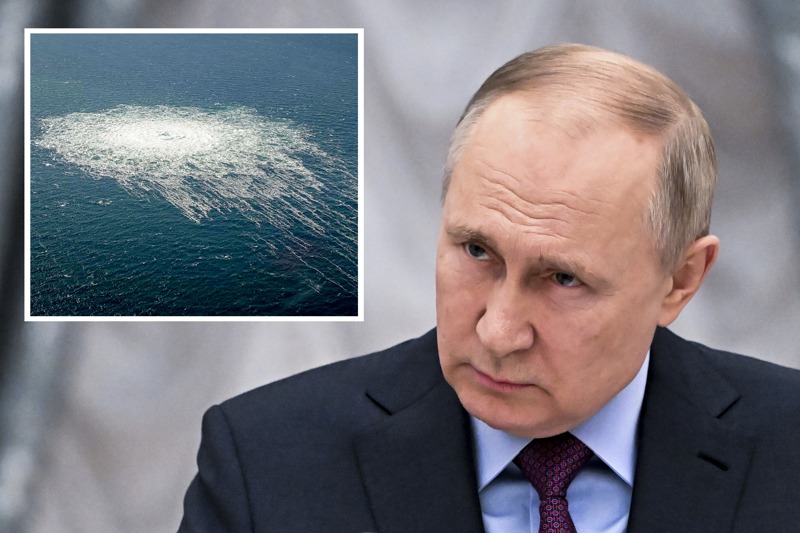 兩天前波羅的海中發生兩起爆炸，破壞了北溪天然氣兩條巨型管道，導致天然氣洩漏，部分歐洲國家官員已咬定是俄羅斯所為。法新社、美聯社