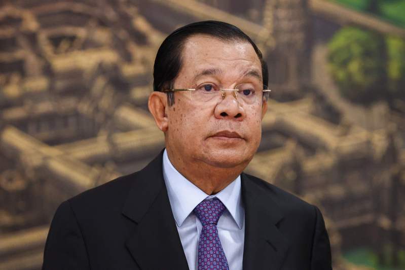 柬埔寨總理洪森。法新社
