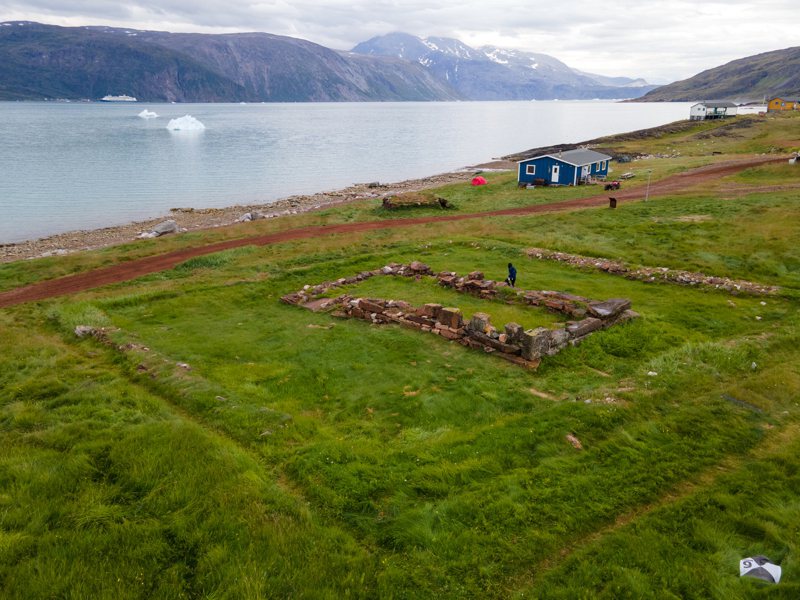 格陵蘭南部卡西亞蘇克遺址區，是北極最早農業活動的見證。記者陳靖宜／攝影