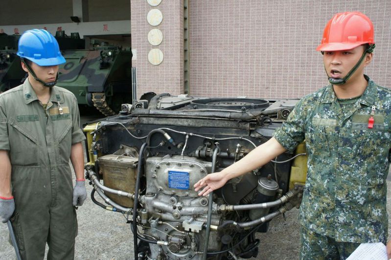 國軍M60A3戰車所使用的AVDS-1790-2C引擎。圖／取自中華民國陸軍臉書網頁