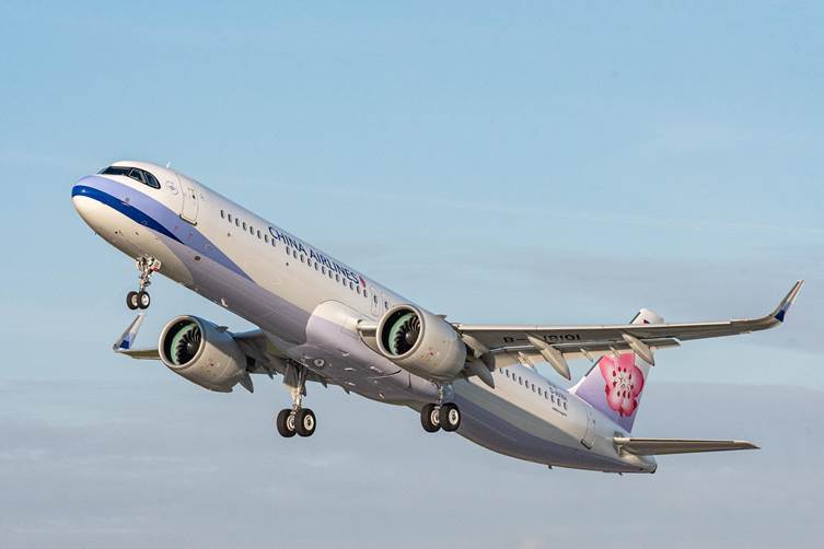 華航將自明年1月2日起開航每周5班直飛越南峴港，以最新型A321neo客機（見圖）執飛，可望擴大越南市場可及性。圖／空中巴士提供