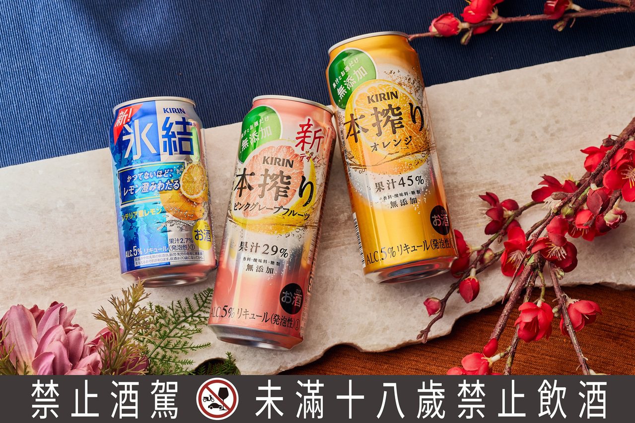  台灣KIRIN宣布三款大人氣調酒重磅回歸！即日起常駐全家便利商店。台灣KIRIN/提供