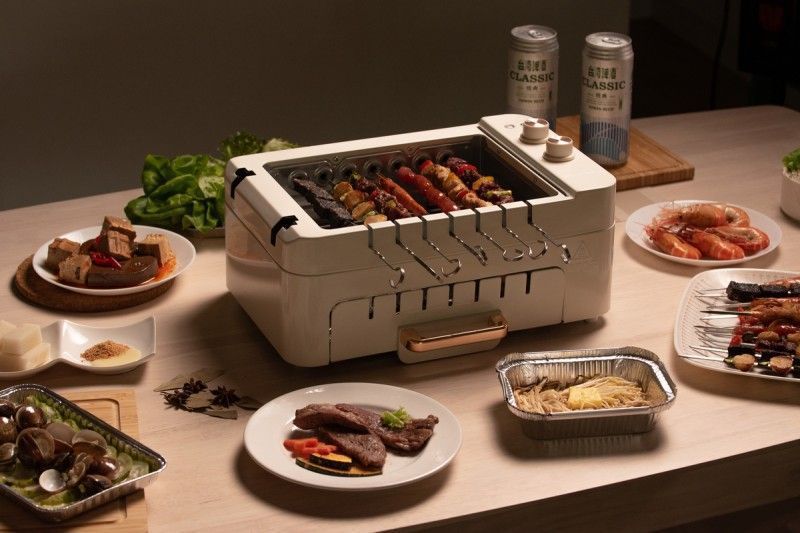 NICONICO多功能串烤機為電烤盤新選擇，一機多用，6種以上料理方式，滿足全家...