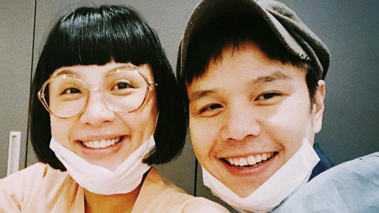 魏如萱（左）與演員老公隆宸翰結束4年婚姻。圖／摘自臉書