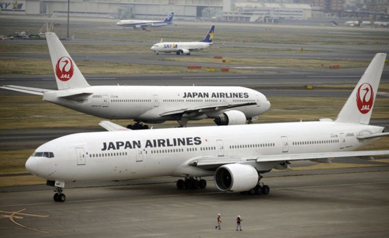 日本航空今日公佈本月底至明年一月的飛航計畫表，10月30日起東京羽田往返台北松山恢復為每日2趟。聯合報系資料照