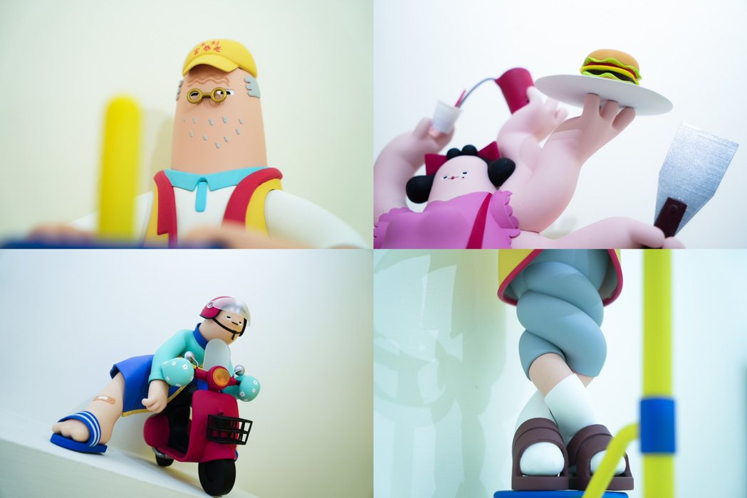 Bitoy設計師玩具新系列角色於2022台灣設計展曝光。 圖／Bito提供