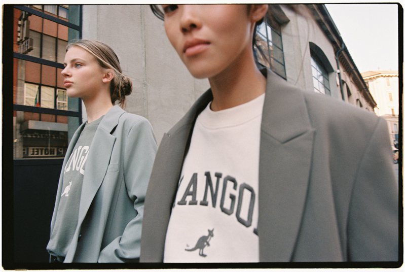 平價時尚品牌PULL & BEAR推出迷你聯名系列，讓女性消費者獨享，不用千元即可入手Kangol最潮單品。圖／PULL & BEAR提供
