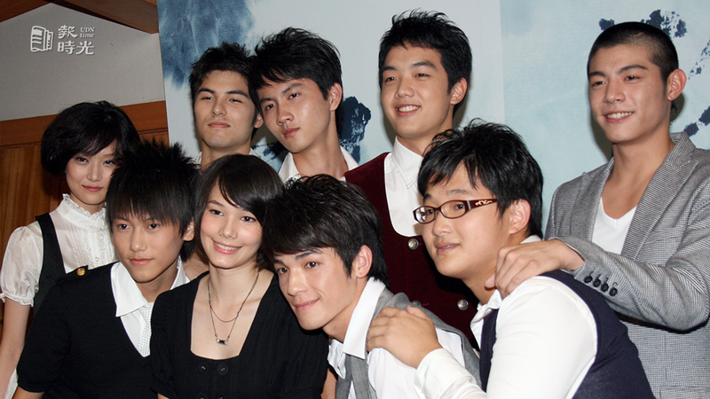 九位新生代演員參加台灣電影「九降風」的演出。圖／聯合報系資料照（2007/09/05　周文郁攝影）