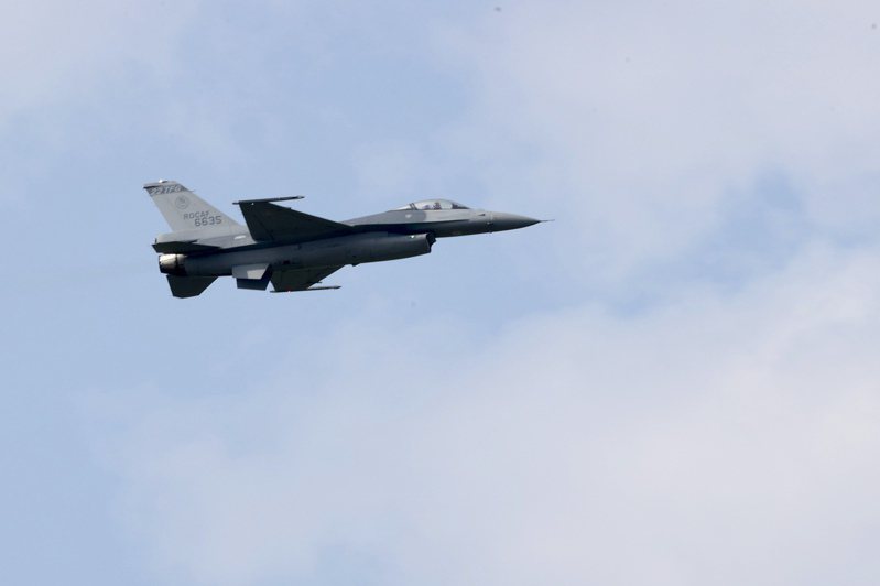 F16-V戰機。報系資料照／記者林俊良攝影