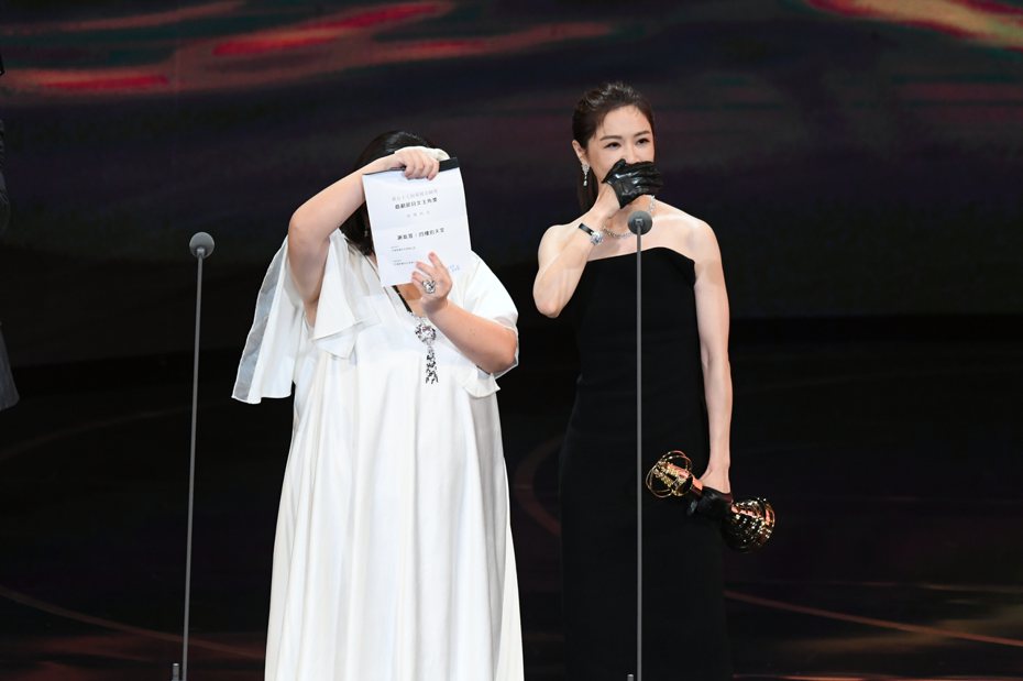 謝盈萱以「四樓的天堂」拿下女主角獎。圖／三立提供
