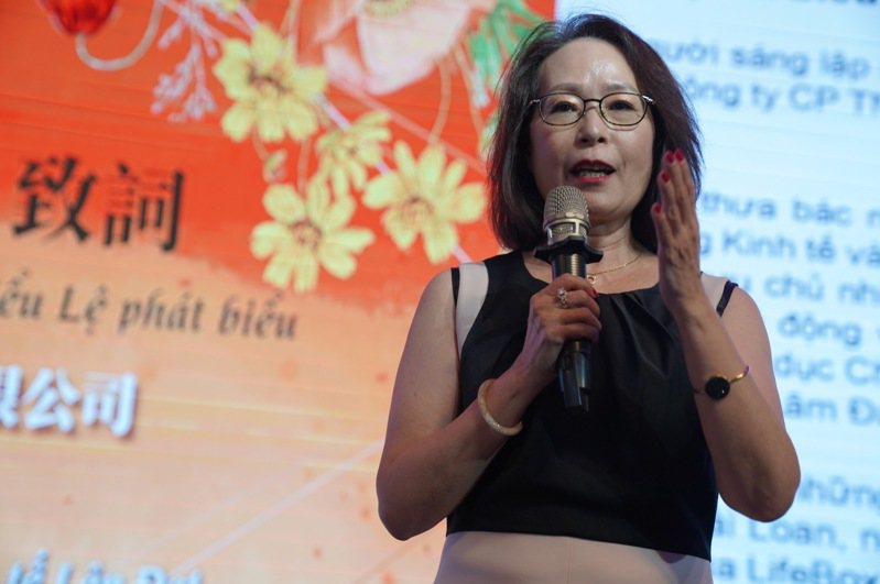 立達國際董事長宋小麗說，立達國際成立在台越南文電商平台「LifeBox」，台灣廠商可上架，直效性接觸到在台越南消費者，再跨境進入越南市場。記者王昭月／攝影