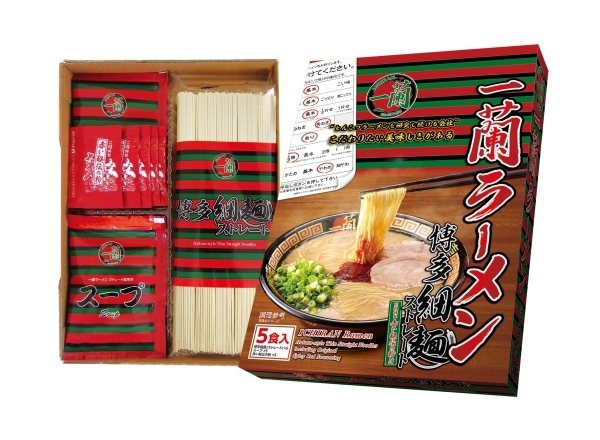 一蘭拉麵－博多細麵。圖／取自一蘭台灣購物網
