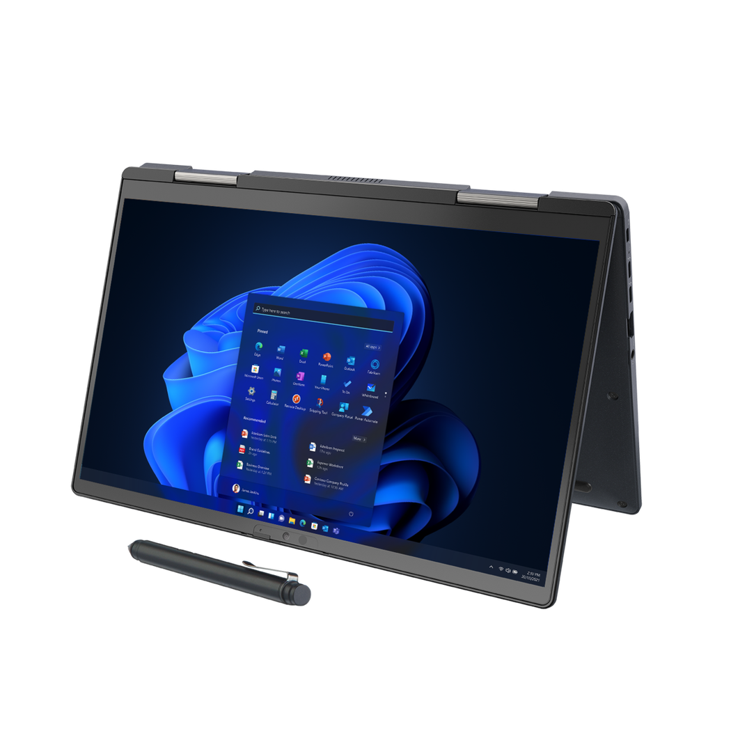 PORTEGE X30W-K重量僅989克並提供螢幕翻轉功能。 Dynabook...