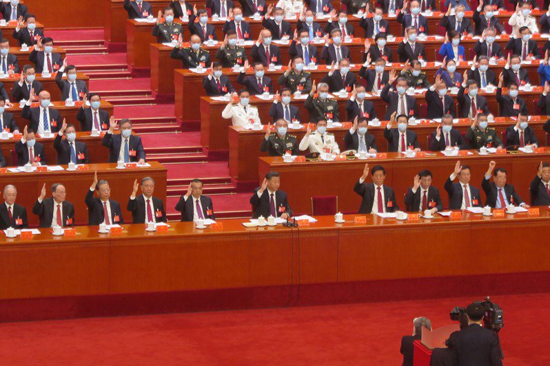 中共二十大日前閉幕，表決通過關於中共黨章修正案的決議。攝影／記者陳政錄