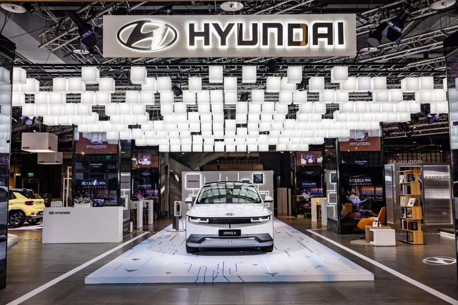 移動生活領航者，HYUNDAI汽車領馭未來品牌展三創生活園區正式開幕。 圖／南陽實業提供