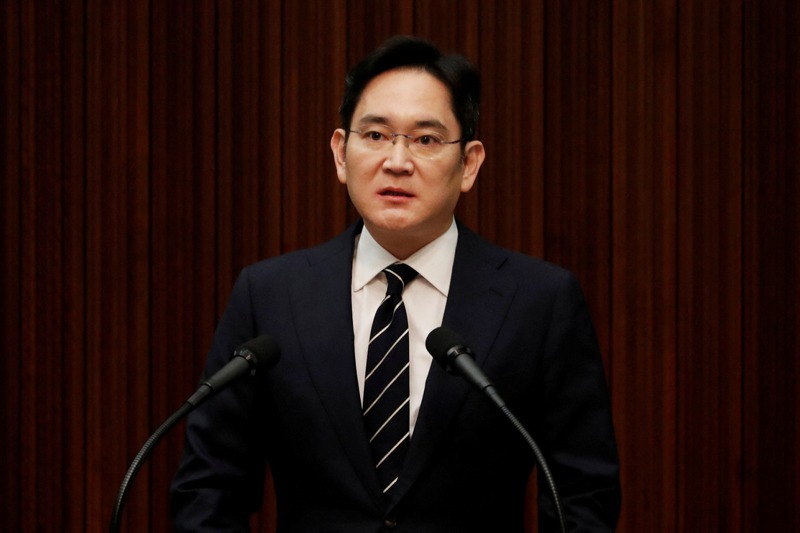 李在鎔10月27日正式出任三星電子會長，象徵南韓四大財閥皆完成世代交班。然而，李在鎔的經營能力仍有待驗證。（路透）