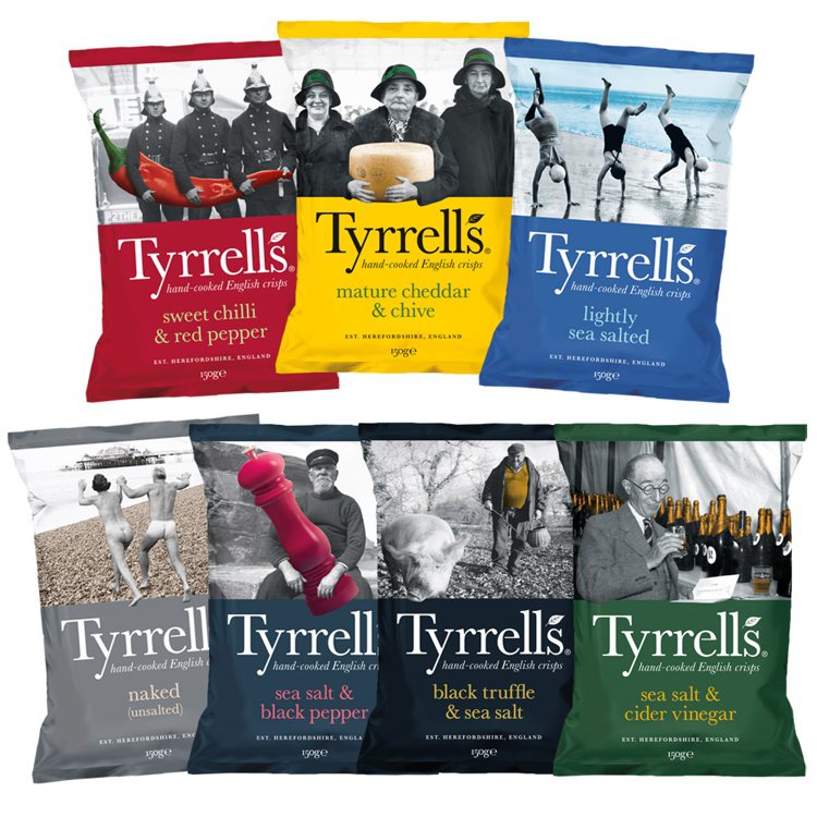 Tyrrells泰勒思英國洋芋片（6包組），momo購物網即日起至11月13日活...