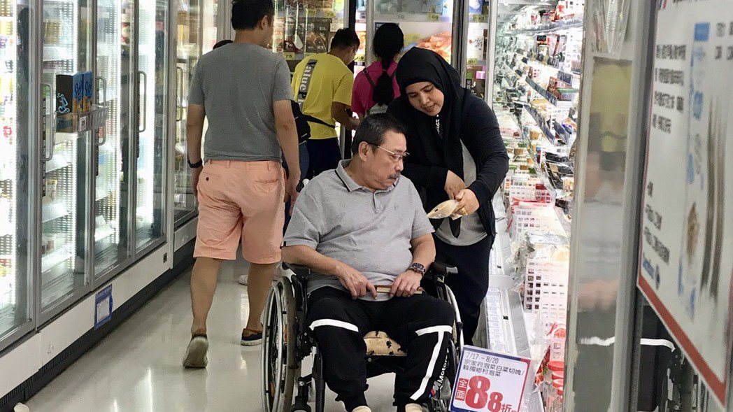 陳松勇生前照顧他8年的印尼籍看護Yuli。 圖／聯合報系資料照