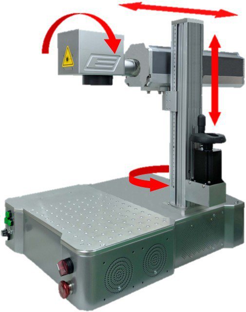 亦勵光電專業製造光纖雷射雕刻機（桌上型）。 亦勵光電科技／提供
