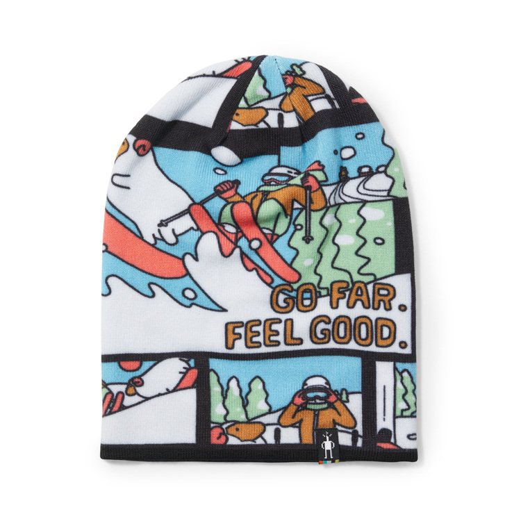 Smartwool雪季探險Print毛帽1,480元。圖／Smartwool提供