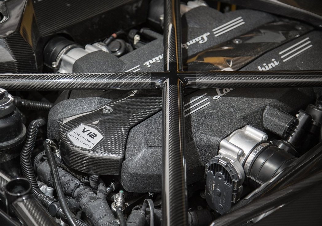 Lamborghini V12引擎之後會配上油電系統。 圖／Lamborghin...
