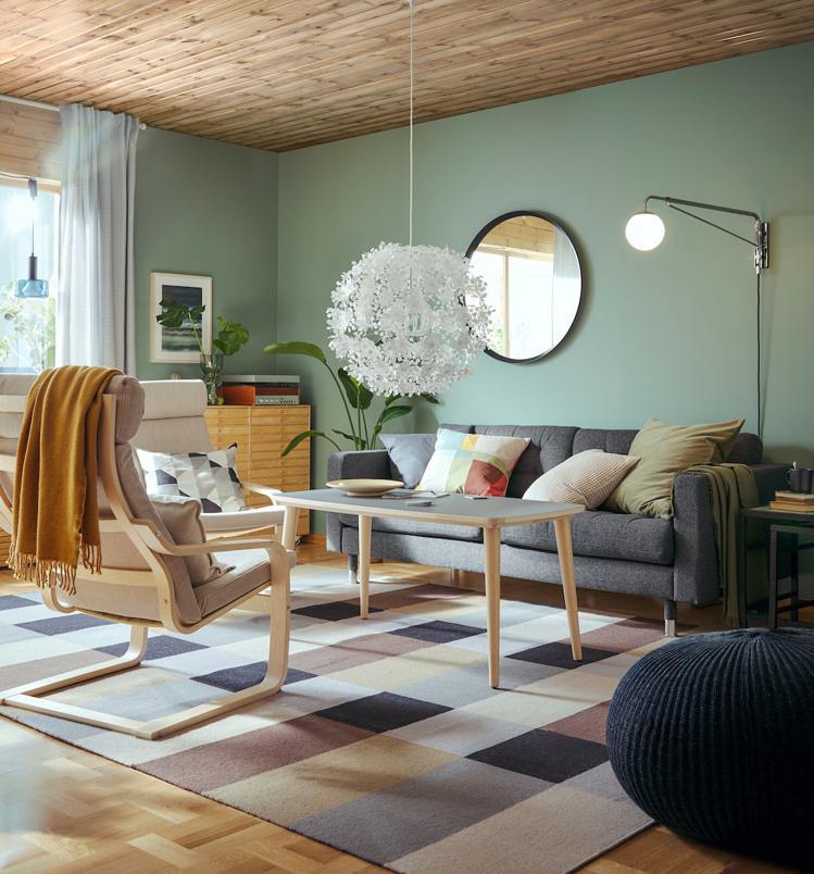 IKEA STOCKHOLM平織地毯，原價14,900元、特價12,665元。圖...