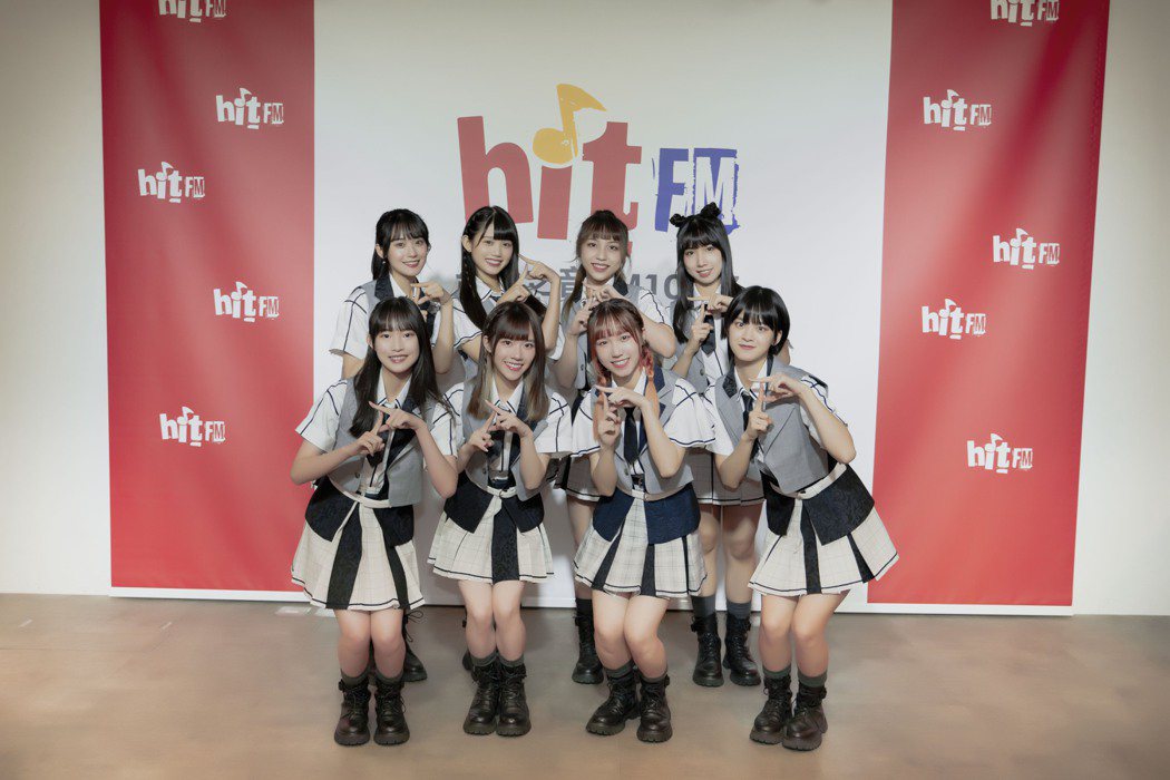 女團AKB48 Team TP發行第6張單曲「無根無據RUMOR」，日前在電台舉辦粉絲見面會。圖／Hit Fm聯播網提供