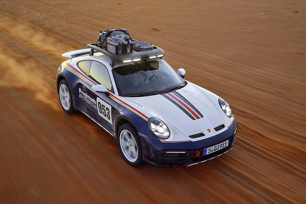 全新保時捷 911 Dakar於美國洛杉磯車展首度展演。 圖／Porsche提供