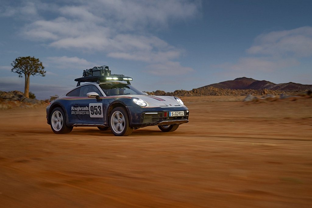 保時捷911 Dakar即日起開放預購，售價為新台幣12,060,000元；拉力...