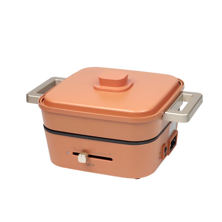 Giaretti珈樂堤陶瓷火鍋電烤盤，焦糖橘色超吸睛，200福利點+1,798元...