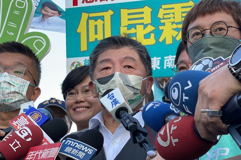 民進黨台北市長候選人陳時中昨天表示，「抗中保台不等於事事挑釁」。記者劉柏均／攝影
