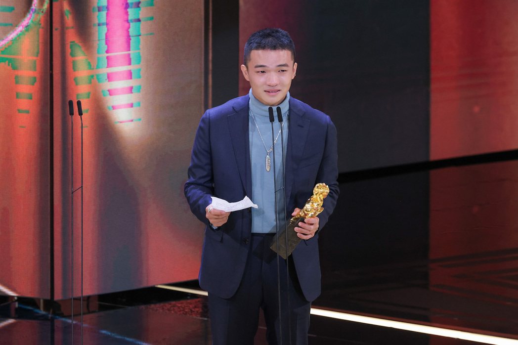 胡智強以《一家子兒咕咕叫》金馬59最佳新演員獎，聯合報金馬採訪團隊