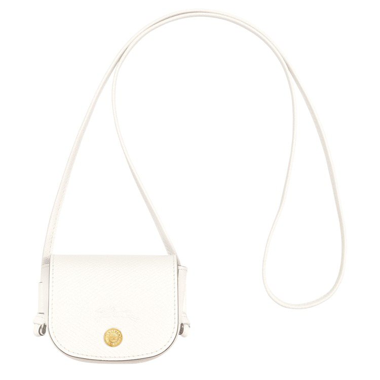 Épure迷你背包白色款，7,200元。圖 / Longchamp提供
