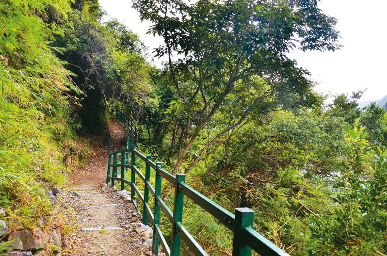 太魯閣國家公園內小錐麓步道東段近日開放。圖／太管處提供