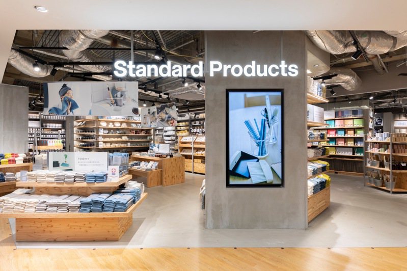 全台首家的DAISO大創全新形象品牌「Standard Products」12月20日進駐台南南紡購物中心。圖／南紡提供