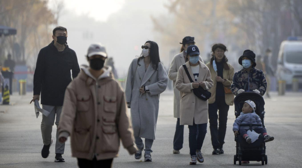 北京十一月廿日新增2名本土確診患者死亡。（美聯社）
