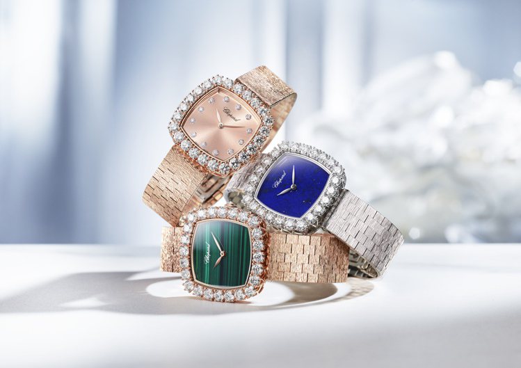 CHOPARD L'Heure du Diamant玫瑰金鑲鑽系列腕錶...