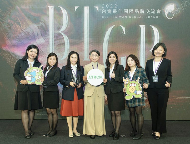 上銀科技三度榮獲台灣最佳國際品牌前25強。上銀科技提供